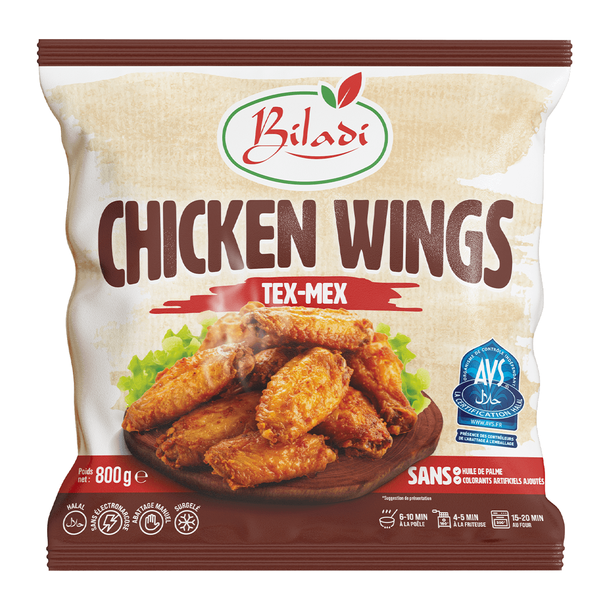 Chicken Wings Tex-Mex Biladi 800g