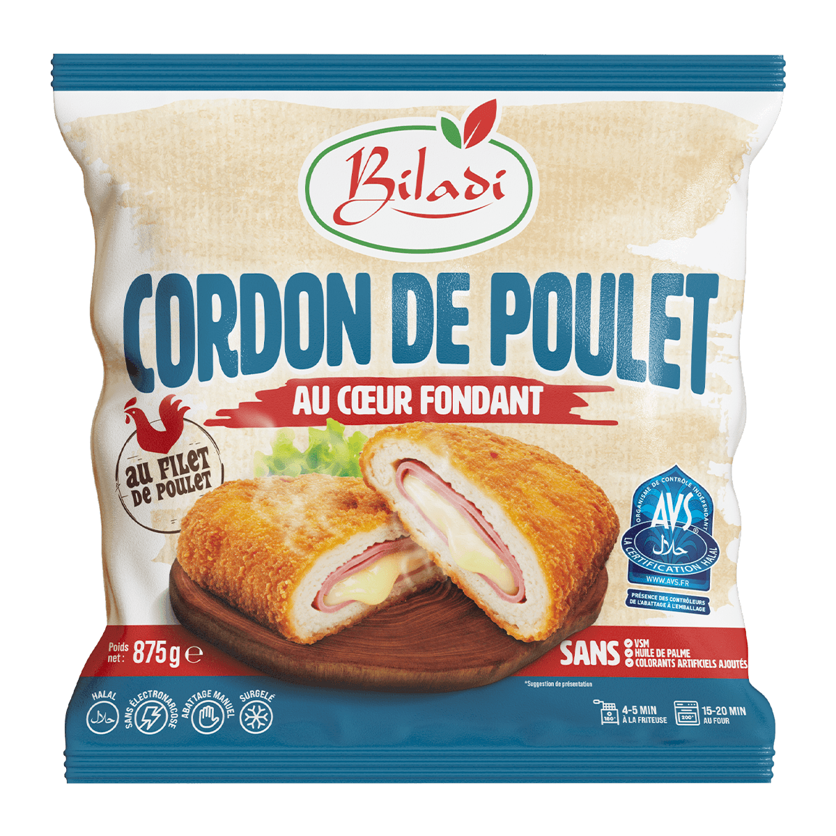 Cordon de Poulet Biladi 875g