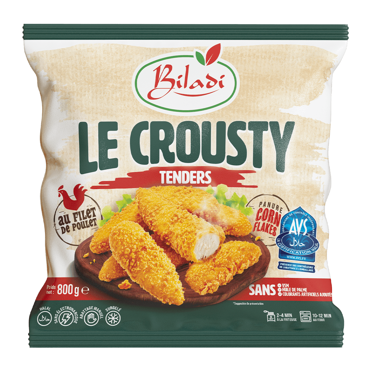 Le Crousty Tenders Biladi 800g